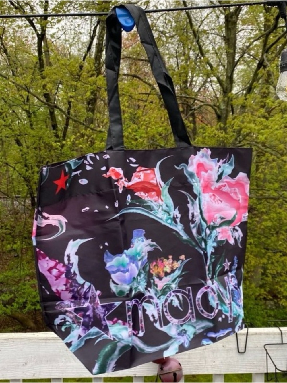 100 Macy’s sea flower Natali Germanotta reusable tote bag